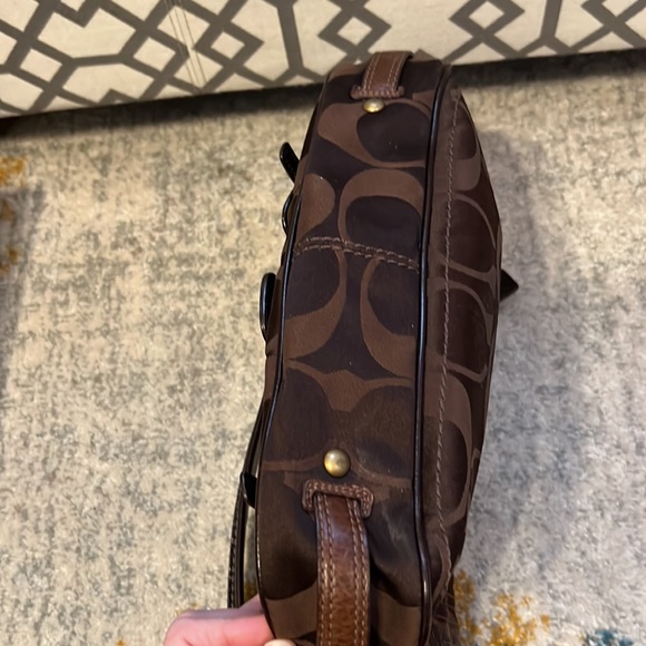 Medium brown coach authentic coach bag - Picture 3 of 12